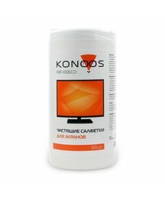 710661 - Konoos KBF-100ECO Салфетки для ЖК-экранов в банке, 100 шт. (12!) (1)
