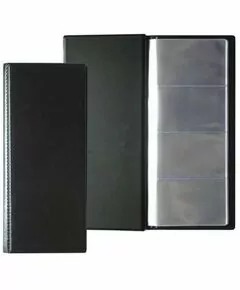 65754 - Визитница настольная на 96 визиток Attache 2350И, ПВХ, черный, Россия 107241 (1)