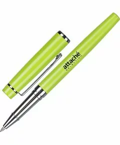 754117 - Ручка гелевая Attache Selection Lime, зеленый корпус, неавтомат. синий 1035346 (1)