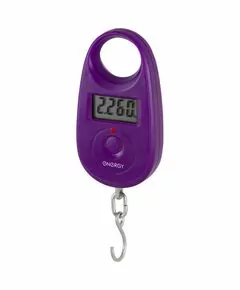 391674 - Безмен эл. Energy BEZ-150 до 25 кг, дел. 5гр, фиолетовый, ЖК дисплей (2хCR2032 в компл.) 11635 (1)