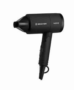 760411 - Фен BRAYER 3040BR, 1,4кВт, 2скор, съемный фильтр, концентратор, складная ручка, шнур 1,8м (1)