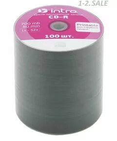 691084 - Intro СD-R Printable 52X 700MB Bulk 100 6750 (1)