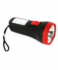 766416 - Ultraflash фонарь ручной LED16014 (1xR6 не в/к) 1+4св/д (75lm), черный+красн/пластик, 2 реж. до 50м (1)