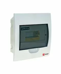 460840 - EKF PROxima бокс (корпус) пластик ЩРВ-П- 6 мод. встраиваемый IP40 pb40-v-6 (1)