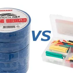 Изолента VS термоусадка