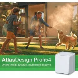 электроустановочные изделия AtlasDesign Profi54