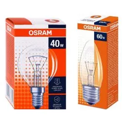 классические лампы накаливания OSRAM