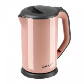 840193 - Чайник электр. Galaxy GL-0330 (диск, 1,7л) Розовый, 2кВт, двойной корпус, нерж.сталь/пластик (1)
