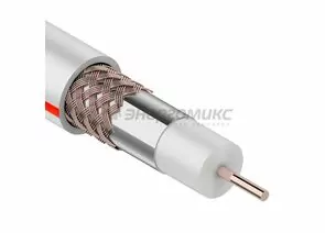 497672 - PROconnect кабель коакс. SAT 50 M, 75 Ом, CU (оплетка CU 75%) белый, 100м (цена за бухту) 01-2401-6 (1)