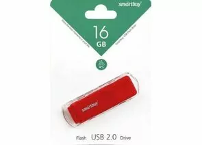 500095 - Флэш-диск (флэшка) USB 16GB Smartbuy Dock Red SB16GBDK-R (1)