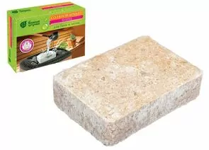 769274 - Соляной брикет с травами Чабрец, 1300 г для бани и сауны Банные штучки (1)