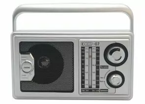 521840 - Радиоприемник Эфир 07,УКВ/СВ/КВ,2xR20,220V,св/д подсв.,21х12.8х8.5 см (1)