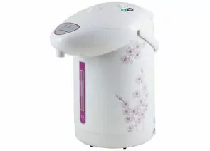 554990 - Термопот HomeStar HS-5001 Фиолет.цветы 2,5л, 750Вт, колба нерж.сталь,подача ручная 650 (1)