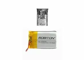 579463 - Ак-р Robiton Li-Po LP502540 450mAh 3.7V с защитой, 14074 (1)