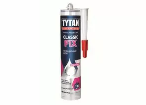582801 - Tytan (Титан) Professional клей монтажный Classic Fix прозрачный 310мл, арт62949 (замена на 840880) (1)