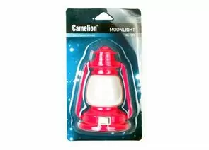 602045 - Camelion NL-170 ночник 0.5W 5LED 110x75x70 Фонарик розовый 220V, пластик, выкл. (1)