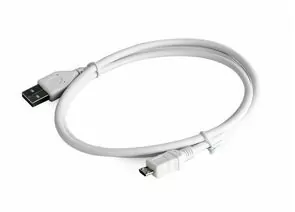 607016 - Кабель USB(A)шт. - microUSBшт. 0.5м Cablexpert, AM/microBM 5P, экран, белый CCP-MUSB2-AMBM-W-0.5M (1)