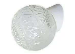 607037 - Элетех рассеиватель НББ 62-009 Ребус прозр. шар стекло, А85 (уп.4шт, цена за шт.) (РФ) 1070003299 (1)