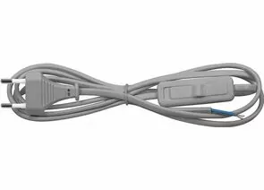 621074 - Feron сет. удл.-шнур для бра выкл. 1.9м серый, KF-HK-1 23049 (1)