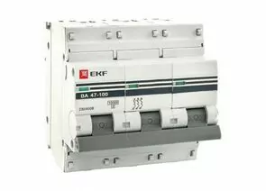 577382 - EKF Автоматический выключатель ВА47-100, 3P 32А (C) 10kA EKF PROxima (1)