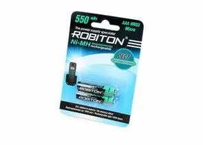 625825 - Аккумулятор Robiton R03 550mAh DECT для радиотелефонов BL2, 13903 (1)
