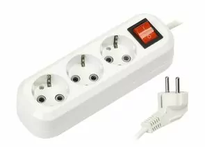 655155 - Smartbuy сет. удлинитель ПВС 3х1 3роз. 15м 16А/3,5кВт с выкл. земля SBE-16-3-15-ZS (1)