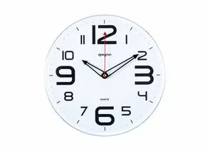 770554 - Часы настенные APEYRON круг d250х50 белый пластик плавный ход, АА*1шт нет в компл PL200911 (1)