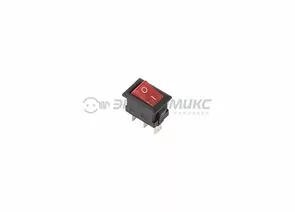 608600 - REXANT выкл. клавишный 250V 3А (3с) ON-ON красный Micro (RWB-102) REXANT, (10!),36-2031 (1)