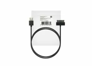 625910 - Кабель Robiton P4 USB(A)шт. - iphone4/1m/Charge&Sync USB A - Apple iPhone 4, 1м черный PK1, 13789 (1)