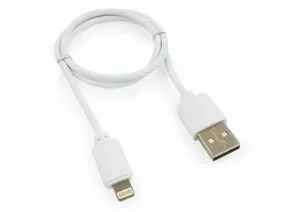 711055 - Кабель USB(A)шт. - 8pin шт. для iPhone5/6/7/8/X, IPod, IPad Гарнизон, 0.5м, белый, пакет (1)