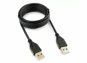 711079 - Кабель USB(A)шт - USB(A)шт. 2.0 Pro Cablexpert, AM/AM, 1.8м, экран, черный, пакет (1)