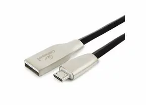 711096 - Кабель USB(A)шт. - microUSBшт. 2.0 Cablexpert, AM/microB, серия Gold, 0.5м, черный, BL (1)