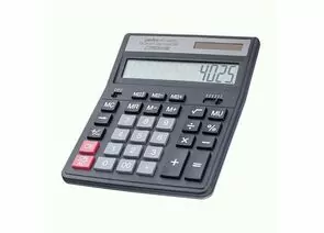 737690 - Perfeo калькулятор PF_A4025, бухгалтерский, 12-разр., черный (1)