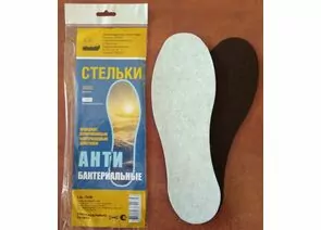 641696 - Стельки для обуви Антибактериальные (лен+хлопок+нетканое полотно+ароматизатор) Пик РФ (1)