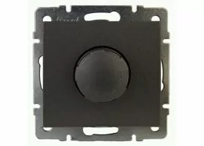 645748 - Lezard RAIN мех. диммер СУ 500W черный графит матовый, фильтр (корпус PC) 703-4188-116 (1)