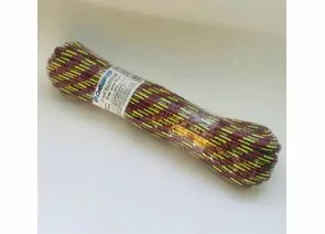 783118 - Шнур (веревка) полипропилен плетеный, d=10мм, 10м, бытовой,с сердечником,цвет в ассорт,20314 Сибшнур (1)