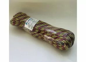 783119 - Шнур (веревка) полипропилен плетеный, d=10мм, 20м, бытовой,с сердечником,цвет в ассорт,20317 Сибшнур (1)
