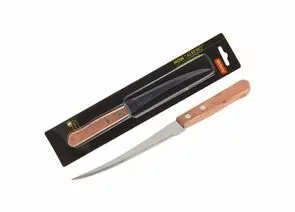 716316 - Нож филейный ALBERO MAL-04AL, лезвие 13см, деревянная рукоятка 5169 Mallony (1)