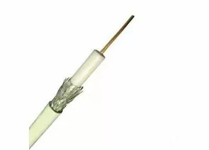 660926 - LEEK кабель коаксиальный RG-6, 75 Ом, CCS (оплетка AL 48%) белый, 100м (цена за м) (1)