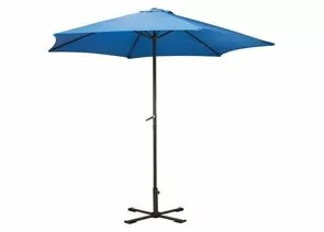 735220 - Зонт садовый GU-03 (синий) с крестообразным основанием 93008 (1)