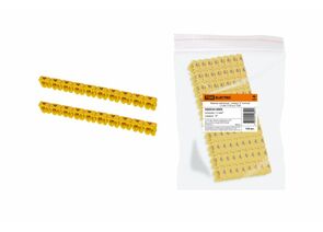 386032 - TDM маркер наборный - символ 4 желтый 1,5 мм2 (уп. 150 шт., цена за уп.) (10!) SQ0534-0005 (1)