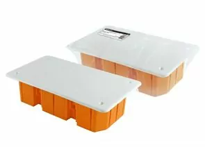 510046 - TDM коробка распред. 172х96х45мм СУ для полых стен с крышкой, винты, оранжев. IP40 (70!) SQ1402-1006 (1)