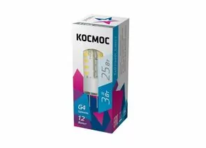 648419 - Космос JC G4 12V 3W(180lm) 4500K 43x15 LksmLED3wJCG412v45 (1)