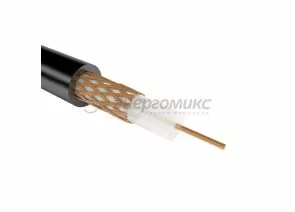 650732 - REXANT кабель коакс. РК 75-4-11А, 75 Ом, CU (оплетка CU 54%) черный, 200м (цена за м) 01-2693 (1)