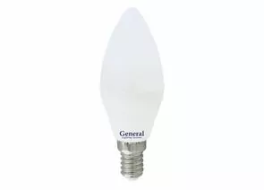 650974 - General свеча E14 10W 2700K 2K 35х105 пластик/алюм GLDEN-CF-10-230-E14-2700, 682700 (1)