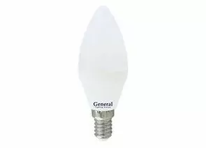 650976 - General свеча E14 10W 6500K 6K 35х105 пластик/алюм GLDEN-CF-10-230-E14-6500, 682900 (1)