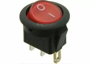 781383 - TDM переключатель клавишный круглый MIRS-101-3-R красный с подсветкой 2 положения 1з SQ0703-0041 (1)