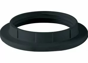 782830 - TDM кольцо для патрона E27, термостойкий пластик, черный, без наклейки SQ0335-0166 (1)
