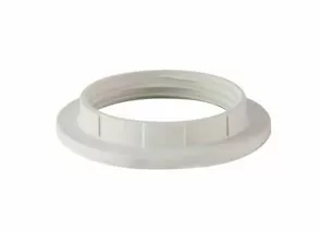 782833 - TDM кольцо для патрона E14, термостойкий пластик, белый SQ0335-0163 (1)