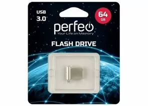771288 - Флэш-диск USB 3.0 64GB Perfeo M06 Metal Series (1)